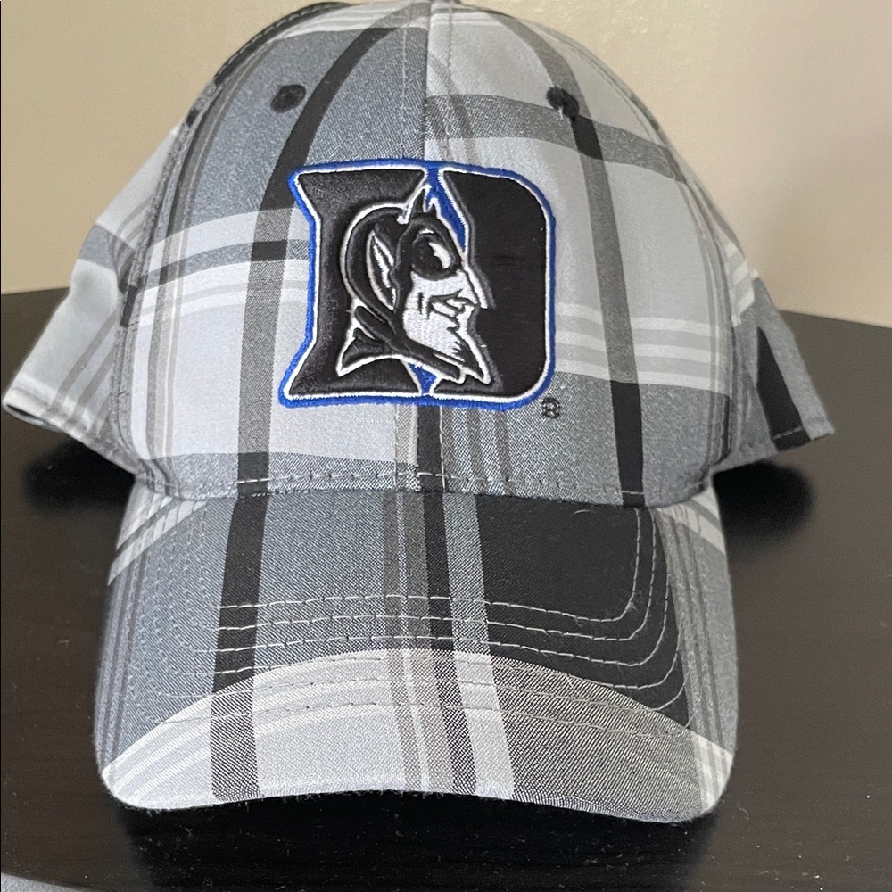 Duke Blue Devils Gray Plaid Hat